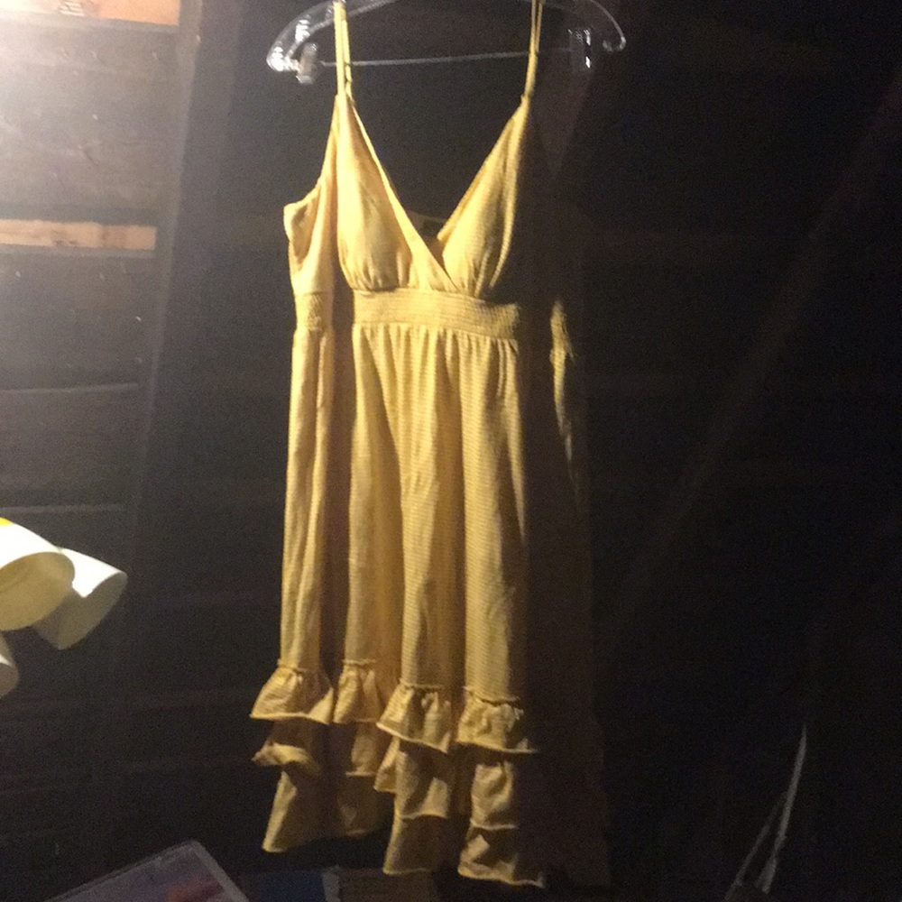 Summery yellow sundress